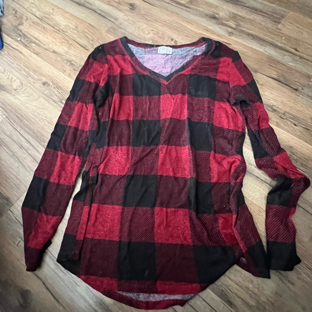 Maurice’s Buffalo-print shirt